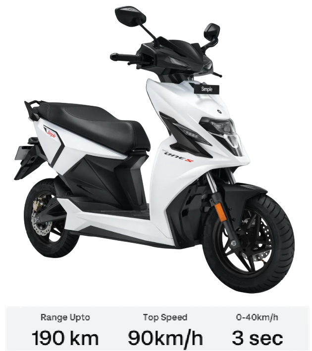 EV Scooter Bike in OMR Simple OneS
