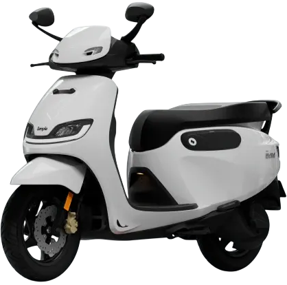 EV Scooter Bike in OMR Simple Energy Simple Wave Pearl White